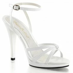 Fabulicious FLAIR-436 - Wht Pat/Wht Bridal