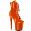 Pleaser FLAMINGO-1020 - Orange Pat/Orange 1 Pleaser FLAMINGO-1020 - Orange Pat/Orange