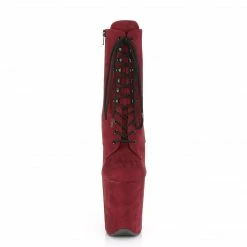 Pleaser FLAMINGO-1020FS - Burgundy Faux Suede/Burgundy Faux Suede Exotic Dancing