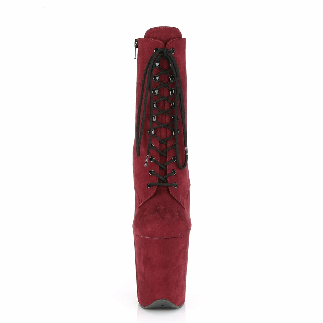 Pleaser FLAMINGO-1020FS - Burgundy Faux Suede/Burgundy Faux Suede Exotic Dancing 4 Pleaser FLAMINGO-1020FS - Burgundy Faux Suede/Burgundy Faux Suede Exotic Dancing
