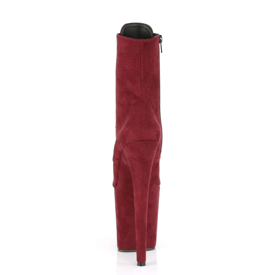 Pleaser FLAMINGO-1020FS - Burgundy Faux Suede/Burgundy Faux Suede Exotic Dancing 6 Pleaser FLAMINGO-1020FS - Burgundy Faux Suede/Burgundy Faux Suede Exotic Dancing