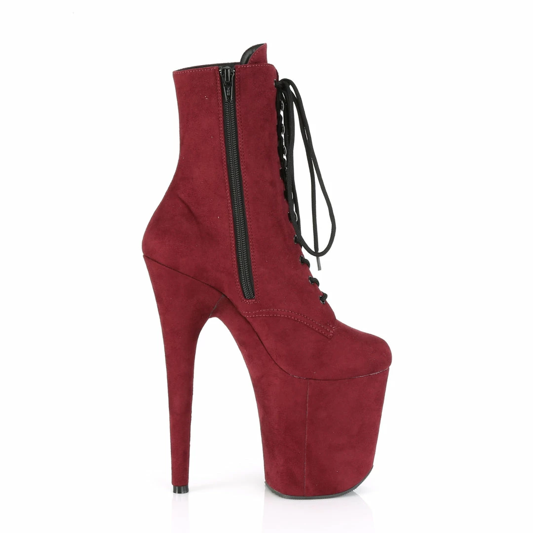 Pleaser FLAMINGO-1020FS - Burgundy Faux Suede/Burgundy Faux Suede Exotic Dancing 7 Pleaser FLAMINGO-1020FS - Burgundy Faux Suede/Burgundy Faux Suede Exotic Dancing