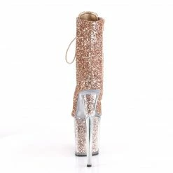 Pleaser FLAMINGO-1020G - Rose Gold Glitter/Rose Gold Glitter Exotic Dancing