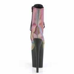 Pleaser Exotic Dancing FLAMINGO-1020REFL - Rainbow Reflective/Blk Matte