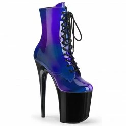 Pleaser FLAMINGO-1020SHG - Blue-Purple/Blk Exotic Dancing