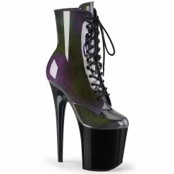Pleaser FLAMINGO-1020SHG - Purple-Olive/Blk