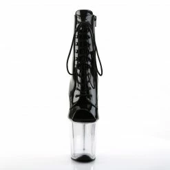 Pleaser FLAMINGO-1021 - Blk Pat/Clr Exotic Dancing