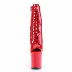Pleaser FLAMINGO-1021 - Red Pat/Red Exotic Dancing