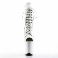 Pleaser Exotic Dancing FLAMINGO-1021 - Wht Pat/Wht