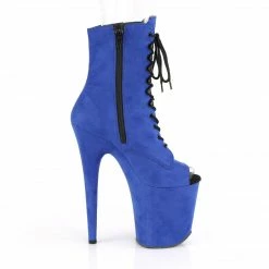 Pleaser FLAMINGO-1021FS - Royal Blue Faux Suede/Royal Blue Faux Suede Exotic Dancing