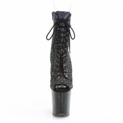 Pleaser FLAMINGO-1021OMBG - Purple Multi Glitter/Blk Exotic Dancing