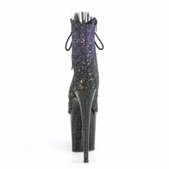 Pleaser FLAMINGO-1021OMBG - Purple Multi Glitter/Blk Exotic Dancing