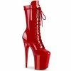 Pleaser FLAMINGO-1050 - Red Pat/Red Exotic Dancing