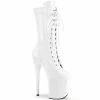 Pleaser Exotic Dancing FLAMINGO-1050 - Wht Pat/Wht