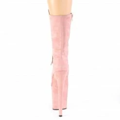 Pleaser FLAMINGO-1050FS - B. Pink Faux Suede/B. Pink Faux Suede Exotic Dancing