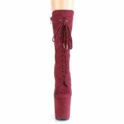Pleaser FLAMINGO-1050FS - Burgundy Faux Suede/Burgundy Faux Suede