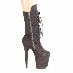 Pleaser Exotic Dancing FLAMINGO-1050FS - Midnight Grey F.Suede/Midnight Grey F.Suede