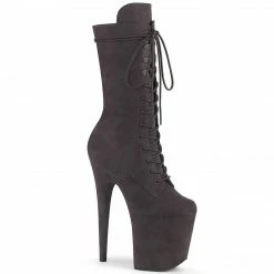 Pleaser Exotic Dancing FLAMINGO-1050FS - Midnight Grey F.Suede/Midnight Grey F.Suede