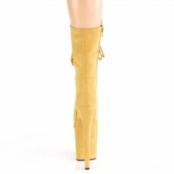 Pleaser Exotic Dancing FLAMINGO-1050FS - Mustard Faux Suede/Mustard Faux Suede 10 Pleaser Exotic Dancing FLAMINGO-1050FS - Mustard Faux Suede/Mustard Faux Suede