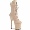 Pleaser Exotic Dancing FLAMINGO-1050FS - Nude Faux Suede/Nude Faux Suede 1 Pleaser Exotic Dancing FLAMINGO-1050FS - Nude Faux Suede/Nude Faux Suede