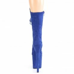 Pleaser FLAMINGO-1050FS - Royal Blue Faux Suede/Royal Blue Faux Suede
