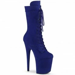 Pleaser FLAMINGO-1050FS - Royal Blue Faux Suede/Royal Blue Faux Suede