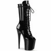 Pleaser FLAMINGO-1051 - Blk Pat/Blk