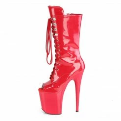 Pleaser Exotic Dancing FLAMINGO-1051 - Red Pat/Red