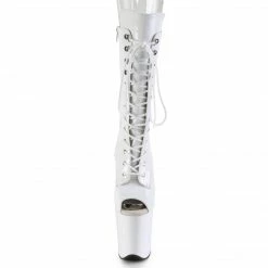 Pleaser Exotic Dancing FLAMINGO-1051 - Wht Pat/Wht