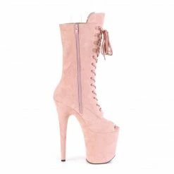 Pleaser Exotic Dancing FLAMINGO-1051FS - Dusty Blush F. Suede/Dusty Blush F. Suede