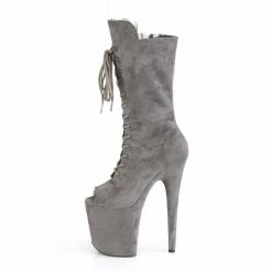 Pleaser Exotic Dancing FLAMINGO-1051FS - Grey Faux Suede/Grey Faux Suede 9 Pleaser Exotic Dancing FLAMINGO-1051FS - Grey Faux Suede/Grey Faux Suede