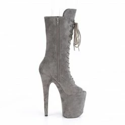 Pleaser Exotic Dancing FLAMINGO-1051FS - Grey Faux Suede/Grey Faux Suede 11 Pleaser Exotic Dancing FLAMINGO-1051FS - Grey Faux Suede/Grey Faux Suede