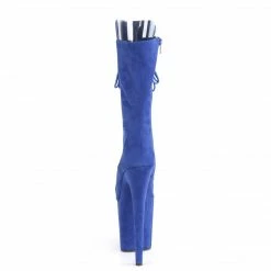 Pleaser FLAMINGO-1051FS - Royal Blue Faux Suede/Royal Blue Faux Suede Exotic Dancing