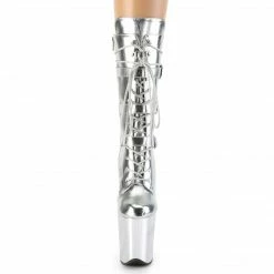 Pleaser FLAMINGO-1053 - Slv Metallic Pu/Slv Metallic Pu Exotic Dancing