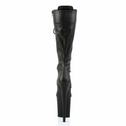 Pleaser FLAMINGO-2023 - Blk Str Faux Leather/Blk Matte Exotic Dancing 10 Pleaser FLAMINGO-2023 - Blk Str Faux Leather/Blk Matte Exotic Dancing