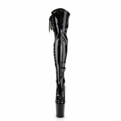 Pleaser FLAMINGO-3050 - Blk Str Pat/Blk