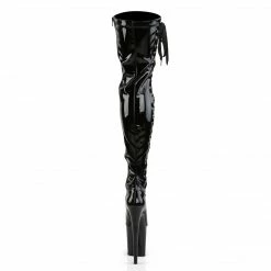 Pleaser FLAMINGO-3050 - Blk Str Pat/Blk