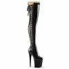 Pleaser FLAMINGO-3050 - Blk Str Pat/Blk