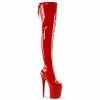 Pleaser FLAMINGO-3063 - Red Str Pat/Red