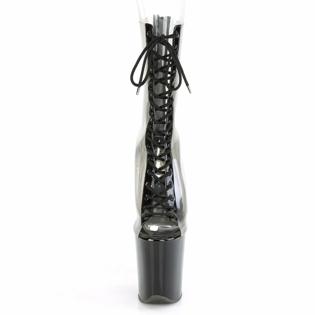 Pleaser FLAMINGO-800-34 - Clr-Blk Pat/Blk Exotic Dancing 4 Pleaser FLAMINGO-800-34 - Clr-Blk Pat/Blk Exotic Dancing