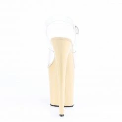 Pleaser Exotic Dancing FLAMINGO-808 - Clr/Cream 10 Pleaser Exotic Dancing FLAMINGO-808 - Clr/Cream