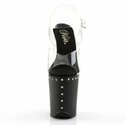 Pleaser Exotic Dancing FLAMINGO-808ABLS - Clr/Blk Matte