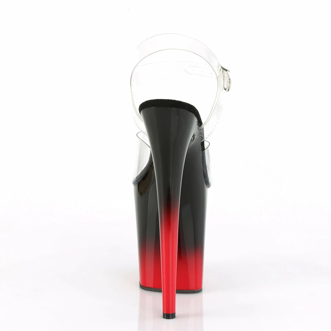 Pleaser FLAMINGO-808BR-H - Clr/Blk-Red Exotic Dancing 6 Pleaser FLAMINGO-808BR-H - Clr/Blk-Red Exotic Dancing