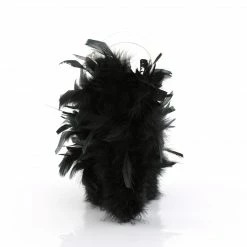 Pleaser FLAMINGO-808F - Clr/Blk Marabou Feather Exotic Dancing 10 Pleaser FLAMINGO-808F - Clr/Blk Marabou Feather Exotic Dancing