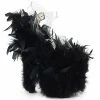 Pleaser FLAMINGO-808F - Clr/Blk Marabou Feather Exotic Dancing 1 Pleaser FLAMINGO-808F - Clr/Blk Marabou Feather Exotic Dancing