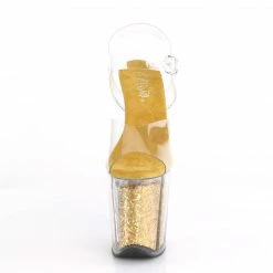 Pleaser FLAMINGO-808GF - Clr/Gold Multi Glitter Exotic Dancing