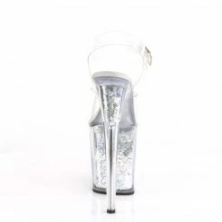 Pleaser FLAMINGO-808GF - Clr/Slv Multi Glitter Exotic Dancing