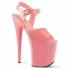 Pleaser Exotic Dancing FLAMINGO-808N - Baby Pink (Jelly-Like) TPU/Baby Pink