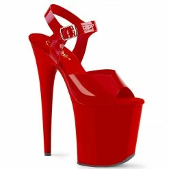 Pleaser Exotic Dancing FLAMINGO-808N - Red (Jelly-Like) TPU/Red