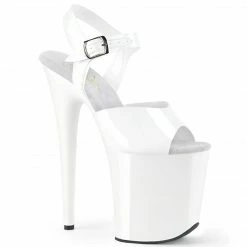 Pleaser FLAMINGO-808N - Wht (Jelly-Like) TPU/Wht